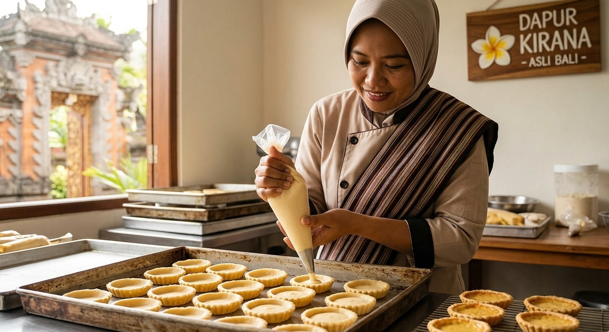 PIE SUSU VIRAL DI DENPASAR Oleh-oleh Bali Higienis